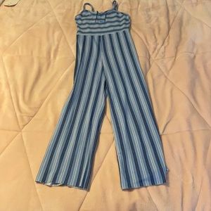 Pinc blue and white jumpsuit
